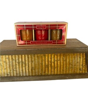 Homeworx Slatkin & Co. Holiday Christmas Candle Gift Set (Espresso,Peppermint)